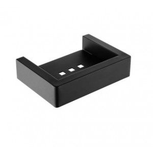 Cavallo Matte Black Soap Dish Holder